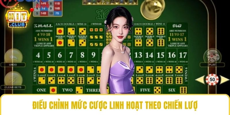 Điều chỉnh mức cược linh hoạt theo chiến lược