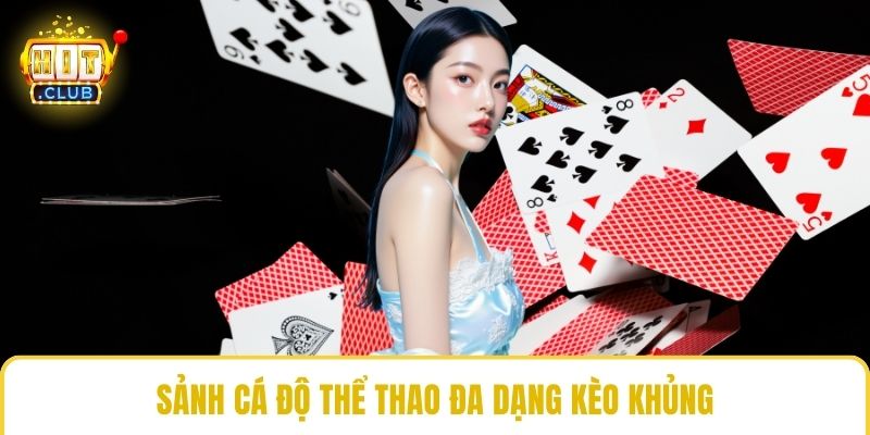 Sảnh cá độ thể thao đa dạng kèo khủng