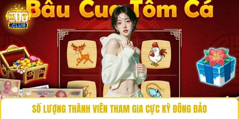 Số lượng thành viên tham gia cực kỳ đông đảo